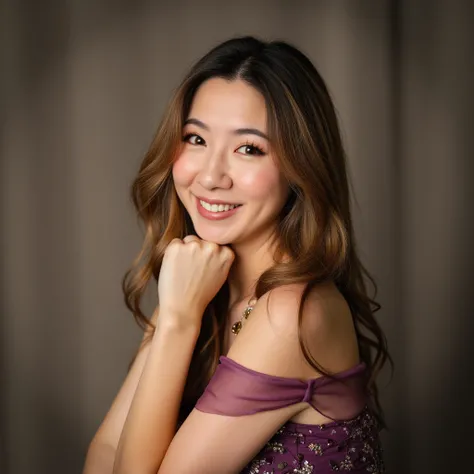 50 year old Fuslie wearing a pretty dress