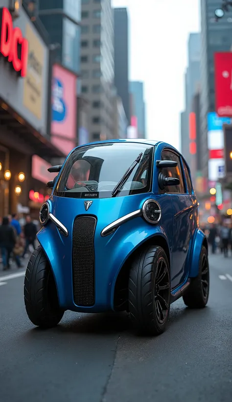 MIX OF A BUGATTI AND A AUTORICKSHAW