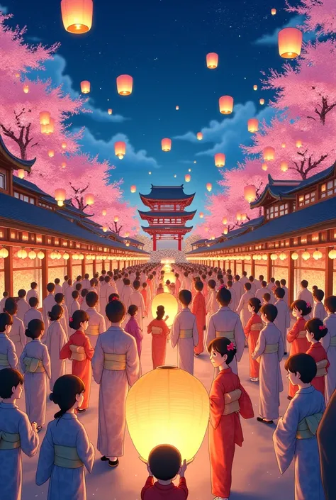 obon festival in japan anime type