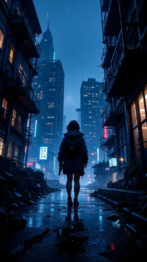  This neon twinkling night city is like a huge organic body Pulsating， where everything is driven by one goal — survival ， even at the cost of other people's lives 。 Aidan through the roof ，'s rain-soaked walls become her temporary path 。 She just destroye...