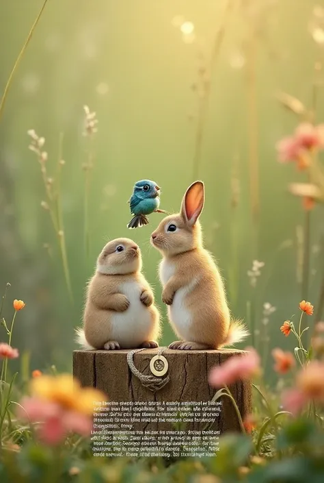 The little bird and the little rabbit