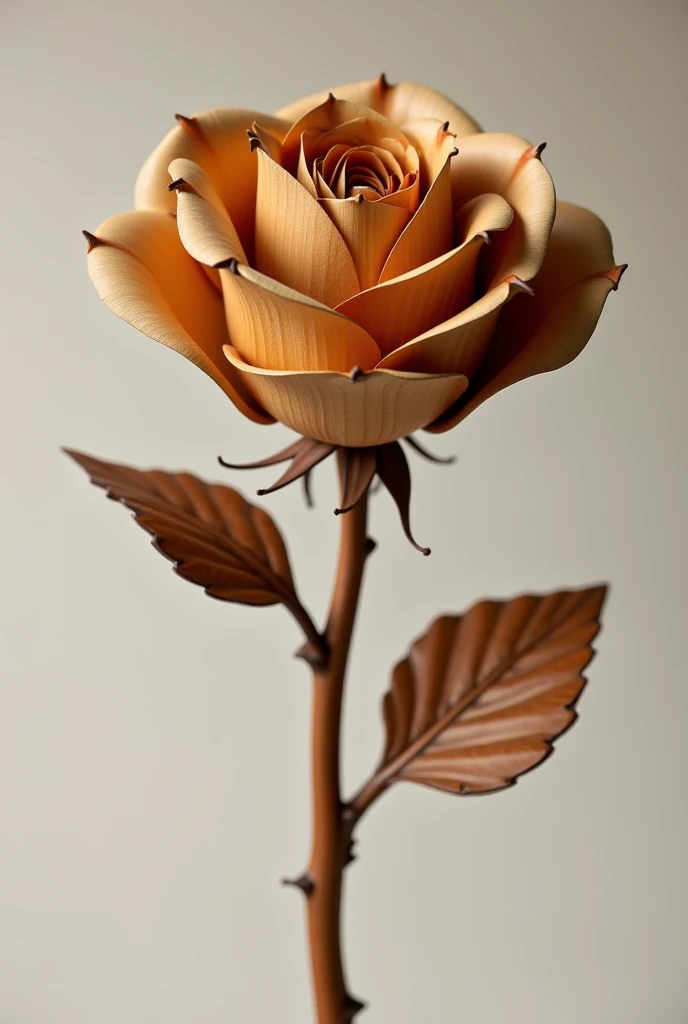 Wooden rose 