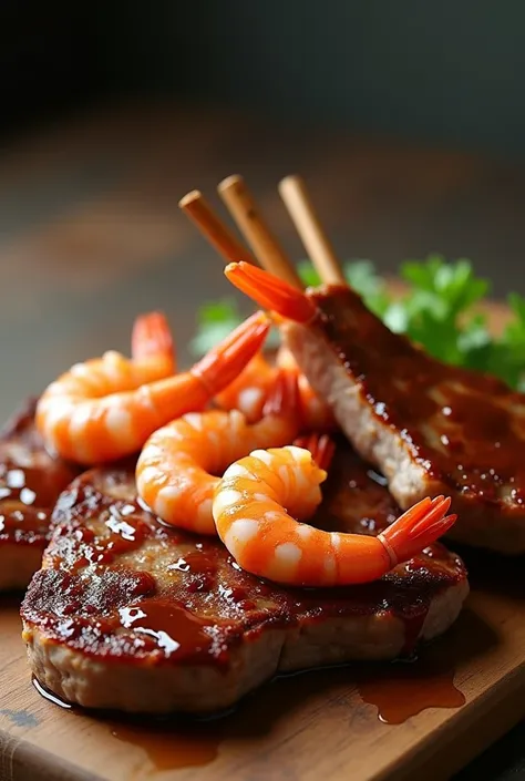 Shrimp, lamb, shelled, pressed with fish sauce