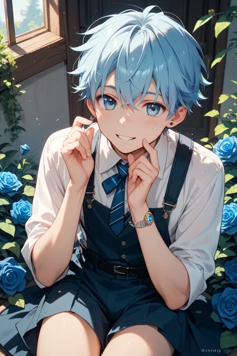  blue rose 　Cute boy