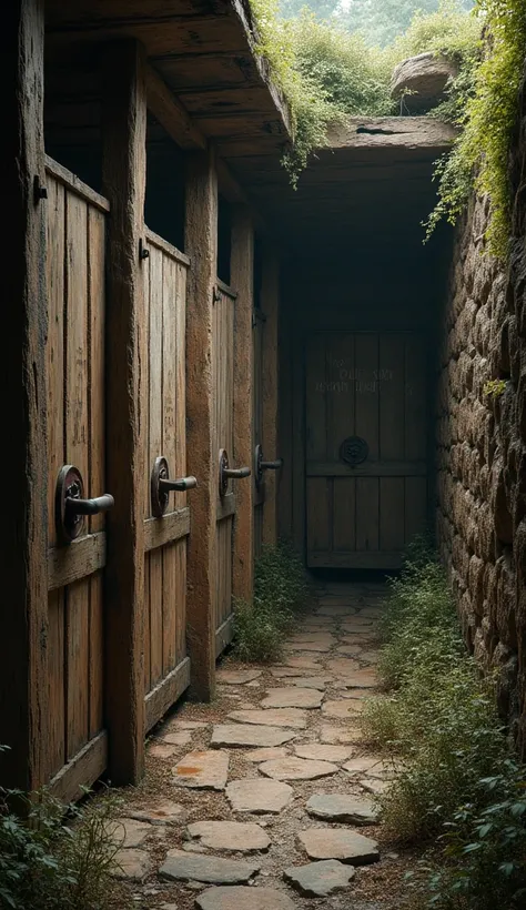 Old latrine ,  bathrooms from the Middle Ages 