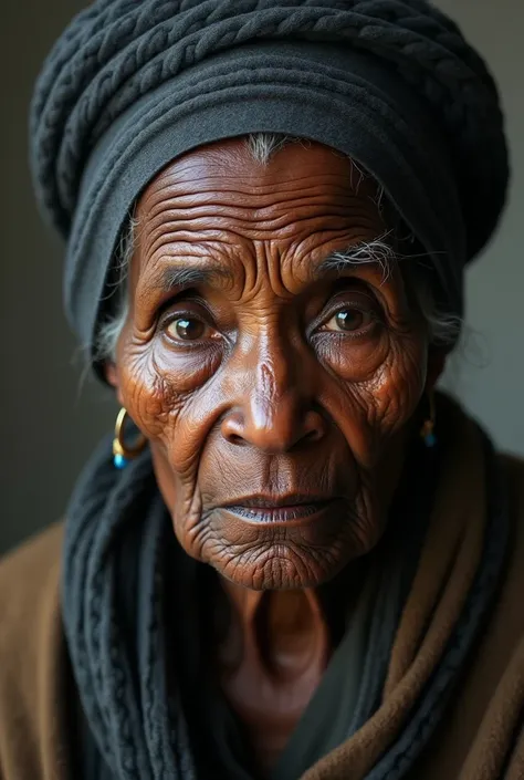 Very very old black woman 