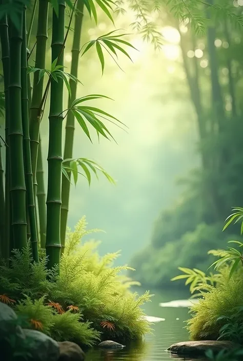 I'm making a video on a story about bamboo and fern suggest me a thambnil 