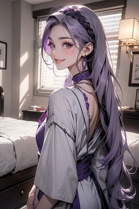  braiding         ,    width ,           Hair Accessory     ,Obi teeth say , (      purple hair:1.2),          long hair ,           straight hair  ,      (        exists    :1.2),            beautiful eyes  ,         red eyeshadow   ,  thigh, (Urzan-6500:...