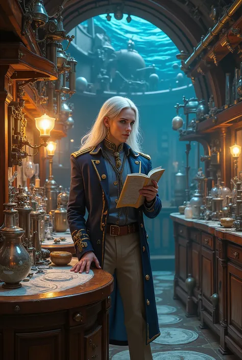 Disney's Magic 、Captain Nemo、 Inside 、20, Mineral Specimen on a Thousand Mile Seabed 、潜水艦内部のCaptain Nemoの実験室、 Mr..々 Aquatic Specimen 、 Mr..々In the sea 、nautical chart、 Inside の模型