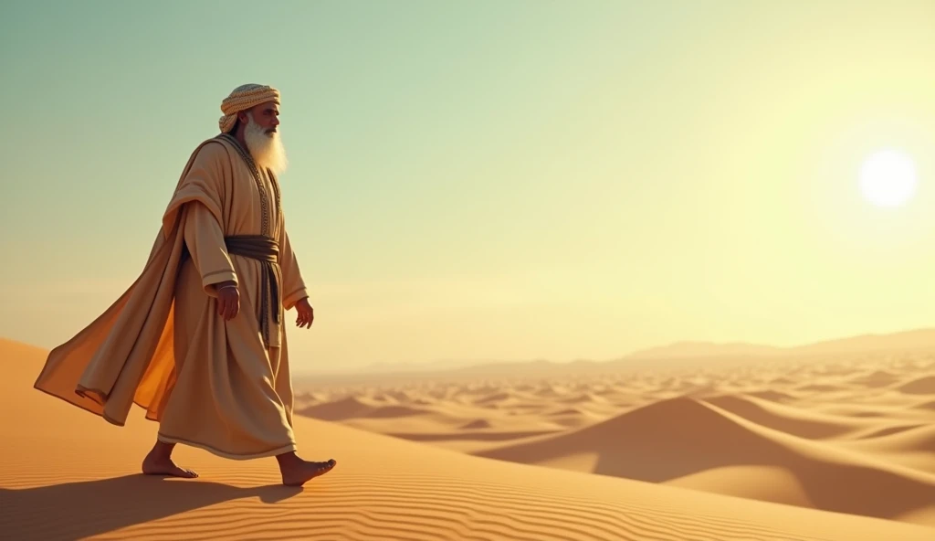 Uthman bin Mazh'un again walks in the desert