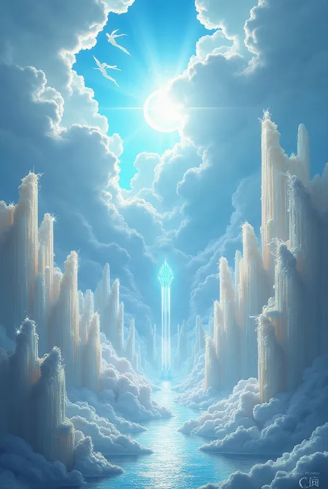 Create an image of Heavenly feels place