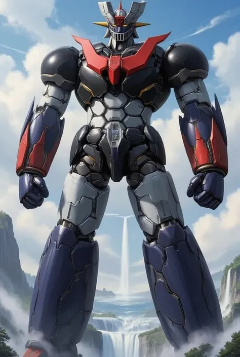      the great Mazinger Z stands 100 meters high during battle 、     this is a very realistic version      .thunder　   Mount Fuji　   photon force laboratory     　god々  Cumulonimbus clouds and sun partially appear     　Niagara Falls  　 rainbow black and sil...