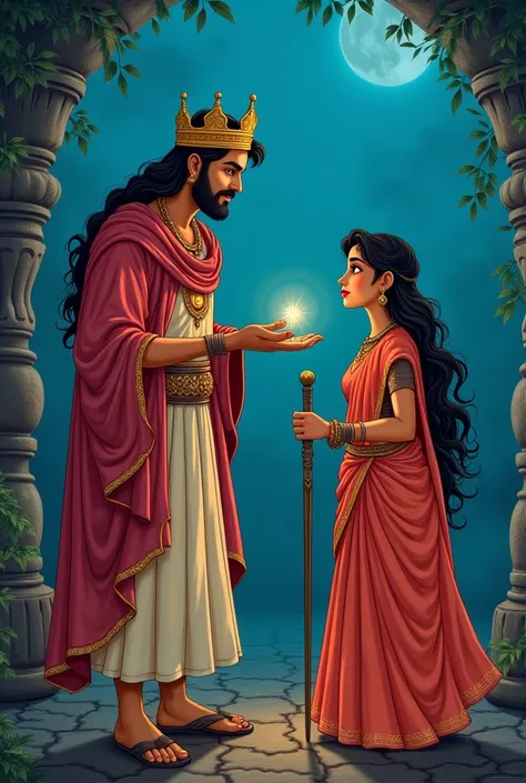 Rajkumar, Hindumati and Ali Jagdoor

Part 1: A peaceful kingdom

A long time ago, there was a great kingdom ruled by the kind-hearted Raja Rajkumar and the compassionate Queen Hindumati. This kingdom was prosperous, there was greenery everywhere, and the p...