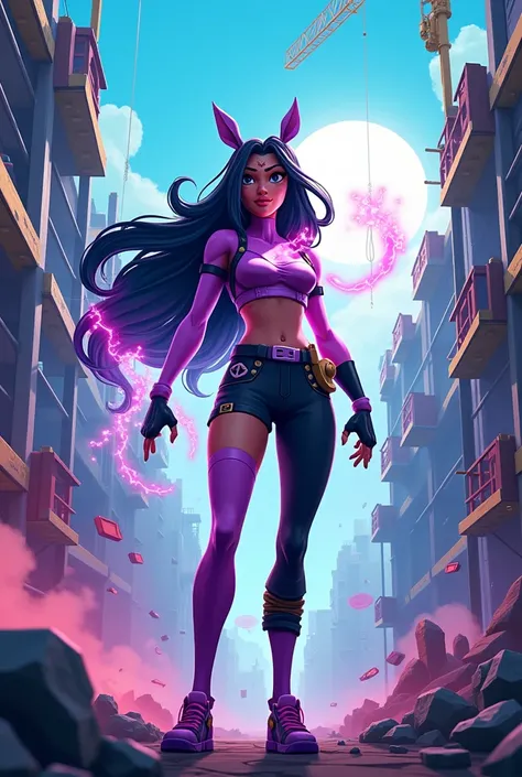 A profile picture for TikTok that is from Fortnite, Let's go about the edition, that is to say, About construction, And if it's possible for the surfer witch to appear 