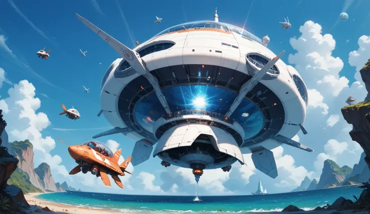 Seeshell spaceship