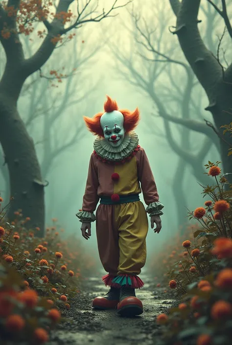 A wandering clown 