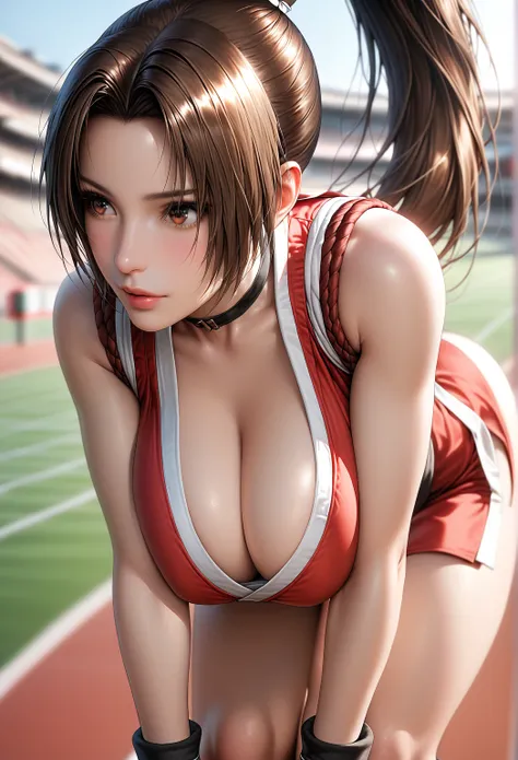 score_9, score_8_above, score_7_above,  profile picture of girl ,  realistic skin texture ,  detailed image , close-above, HD32k, 1 ,  alone,   lamp, breasts,  looking at the spectator, large breasts, (extremely soft breasts, breasts apart),   brown hair, ...