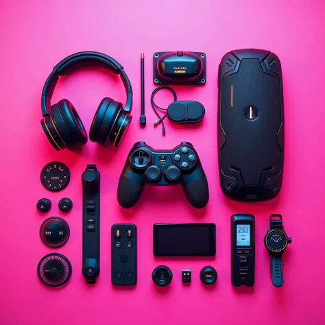 compatible gear with pink background 