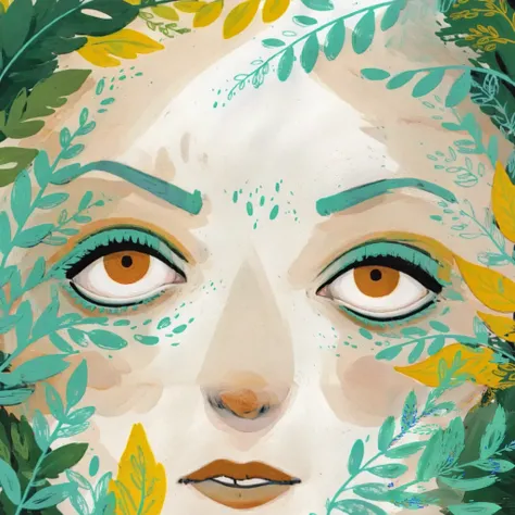 2D ART, hyper detailed gouache painting, illustration, gougoupaintleaves style, of multiple different eyes, sketch study, stylized eyes, simple white background,, very detailed, ren's picture books, dumner