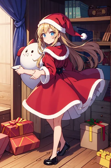 Santa dress ,  full body, Santa shoes