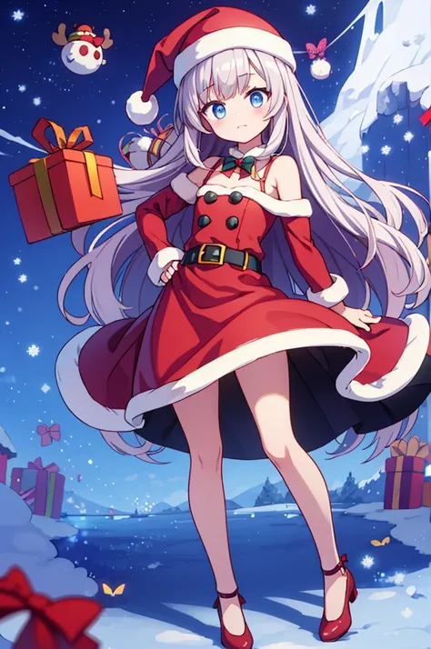 Santa dress ,  full body, Santa shoes