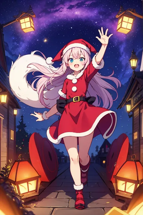 Santa dress ,  full body, Santa shoes