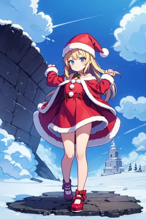 Santa dress ,  full body, Santa shoes