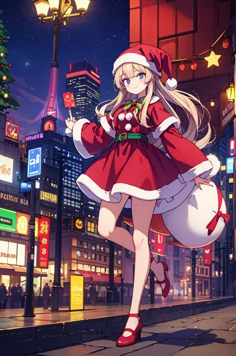 Santa dress ,  full body, Santa shoes