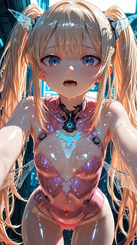 nsfw, (ultra detailed, masterpiece , best quality , 8k, very aesthetic, realistic detailed CG, sharp concentration on that detail, Ultra Fine, intricate, super detailed skin, detailed beautiful face and eyes), 1 girl, (transparent slime arms, see-through a...