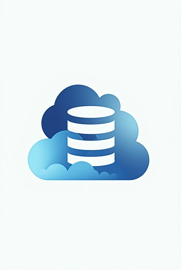 Conceptual logo of data center and cloud service provider company start with B