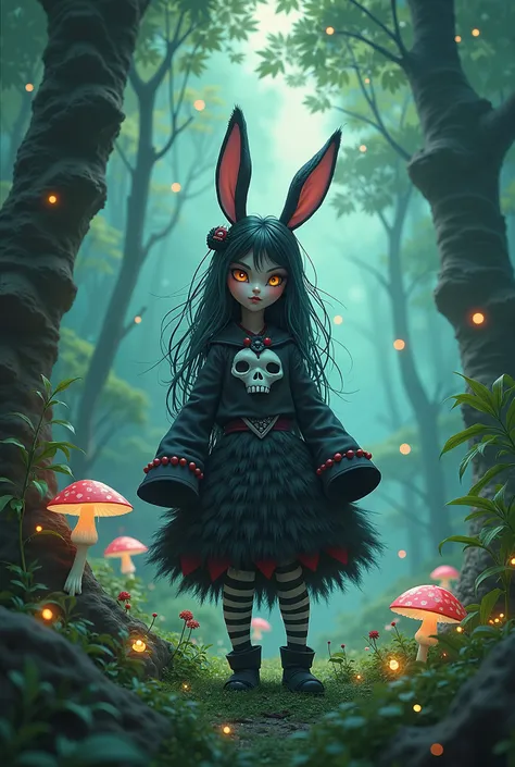 Kuromi in Magic Forest