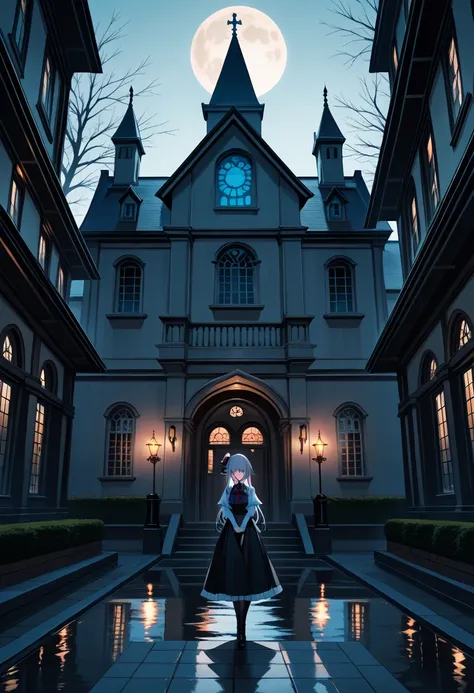 masterpiece, best quality, amazing quality, very aesthetic, absurdres, newest, scenery,highly detailed,high-resolution, Haunted Mansion / haunted manor / Haunted House