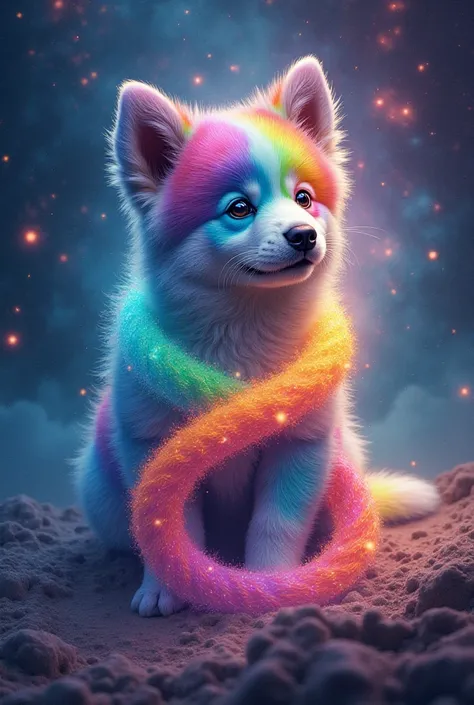 Oneness　rainbow　　puppy　universe　Knot　edge