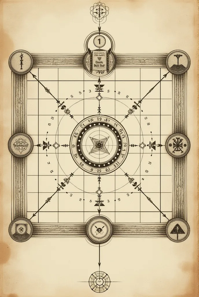 A custom 9x9 magic square designed for Amirhossein, incorporating sacred numerology, abjad calculations, and hidden symbolic elements. The design includes a strong energy pattern to enhance willpower and eliminate laziness. A special 'connection ring' is s...