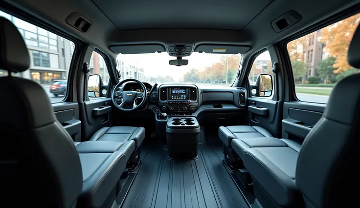 please generate the image of interior of 2025 chevrolet express 