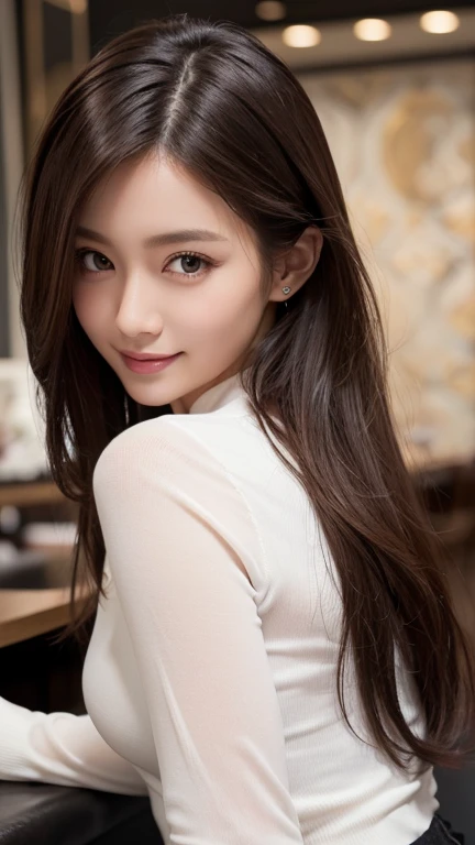  best quality, shape,  very detailed, finely,  high resolution,  8k wallpaper, Perfect dynamic shape, Perfect dynamic composition of a beautiful and beautiful woman 、 beautiful and delicate eyes, STRAIGHT LONG HAIR､ big breasted 、 Natural Color Lip ,  Bold...