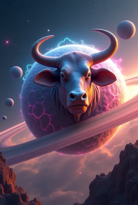 A cow in Saturn's body 