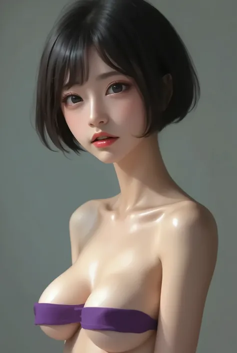  realistic , (whole body:1.2),  top quality,  absurd,  super detailed,  1 girl,  cute young Japanese woman ,  girl, Beautiful deer eyes, ( chubby:0.9), Beautiful deer eyes, Red lipstick, (black Hair, Styling for long curly hair:1.2) white skin, shine skin,...