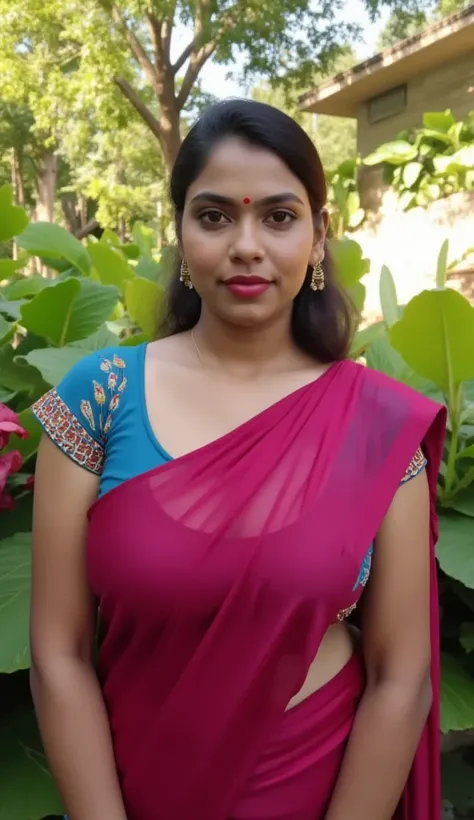 Indian female, blouse, outdoor 