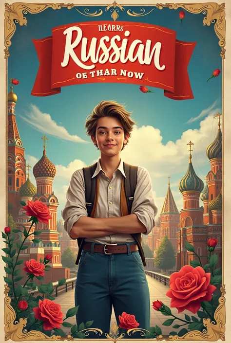 Poster of learn russian language 