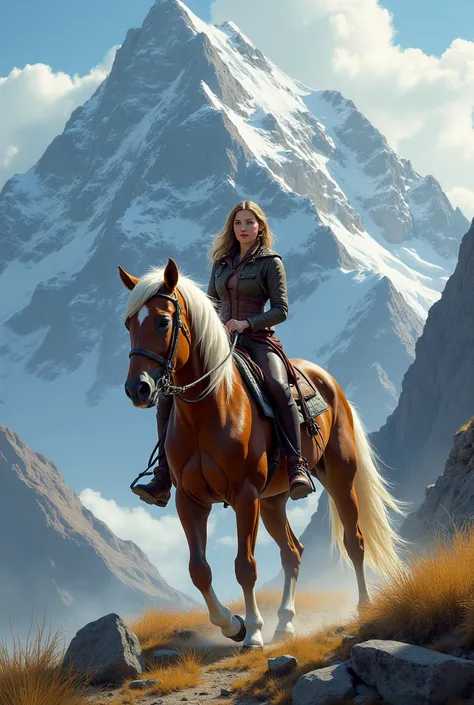 alyssa hart, horse, mountain