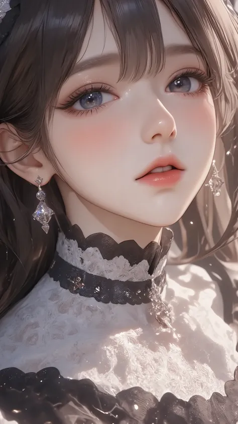 Rift,  Rich, Elegant, Attractive, 16K, nffsw, nffsw,  top quality,  masterpiece. (Cinematic digital art: 1.3),  high quality,  masterpiece, Highest quality,  Super Details, illustration, [4k digital art]、  When I Drool , (  sharp focus : 1.5), (Dim lightin...