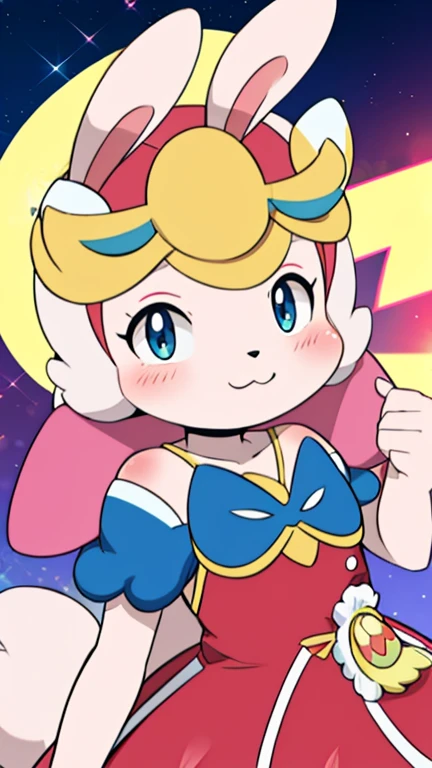 Female furry ager cute adorable beautiful kawaii nice sassy fancy fabulous Georges sara the Bunny with new cute adorable beautiful kawaii nice sassy fancy fabulous Georges dress alola Pokemon sun and moon style 