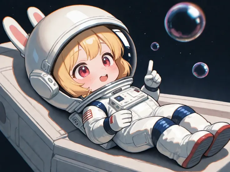 Adorable,loli,astronaut,spacesuit,space_helmet,bubble_helmet,gloves,cum_in_helmet,happy_sex,fullbody,1girl,rabbit_girl