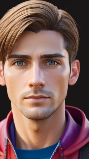  Realistic photo with color A male Jodie male focus on the face 