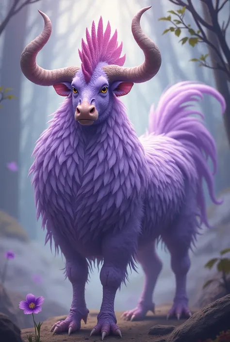 Lilac rooster bull 