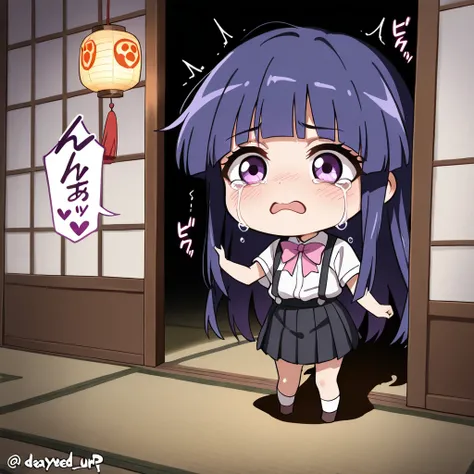 score_9, score_8_ up  , score_7_ up  BREAK source_anime, rating_ explicit, best quality , Masterpiece, No posts BREAK 
1girl, Alone, rika furude, long hair, bangs, blue hair, purple eyes, blunt bangs, purple hair,
skirt, shirt, bow, school uniform, white s...