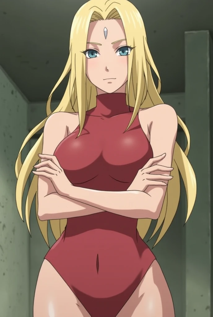 Make Tsunade from Naruto naked and hot