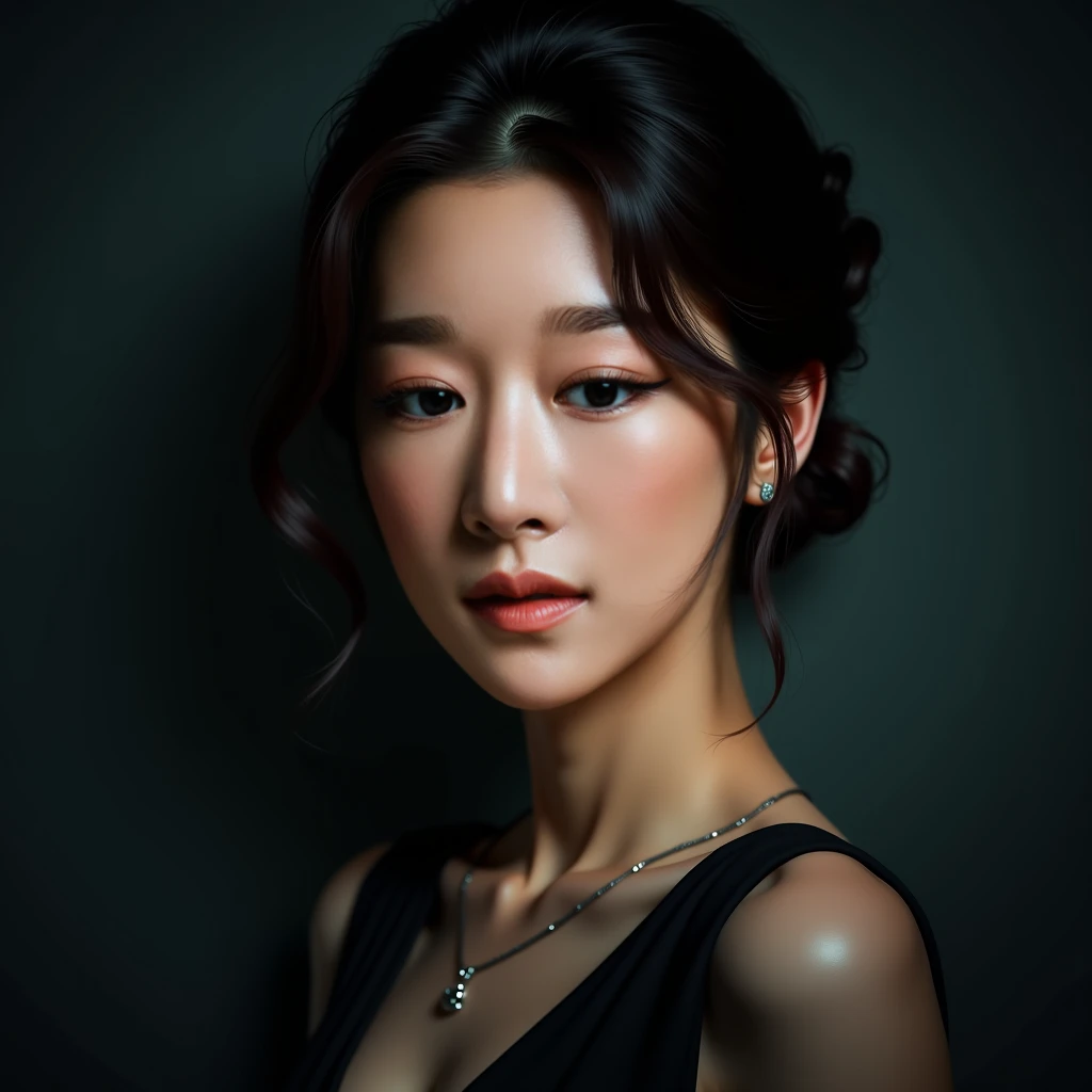 seo ye-ji, korean beautiful detailed eyes, beautiful detailed lips, extremely detailed eyes and face, long eyelashes, elegant woman, korean actress, digital art, photorealistic, cinematic lighting, chiaroscuro lighting, dramatic lighting, mystical, etherea...