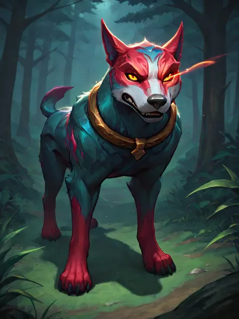  League of legends  Naafiri Darkin dog 3D